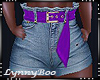 *Jayda Purple Shorts