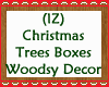 Tree Boxes Woodsy Decor