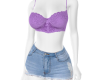 Purple Top +Skirt