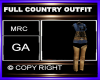 FULL COUNTRY OUTFIT
