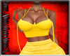 Yellow Cargos Corset