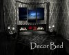 AV Black Decor Bed