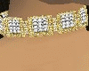 (B4) Gold Diamond Collar
