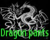Dragon pants black