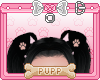 🐾 Black Pup Ear Paw 6