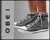 !P! Sneakers: Denim Grey