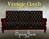 Vintg Country Couch Blk