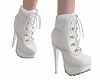 Fashion Heel Boots White