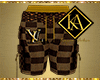 LV Chocolate Shorts