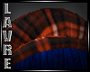 Orange Blue Beret Hair
