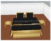 black gold bed