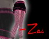 Pink Fishnet Skeggings