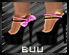 Sassy Pink Heels W/  Bow