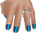 xGx Blue Nails