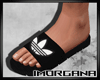 M. Flip Flops Black