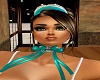 Sexy Maid Collar-Teal