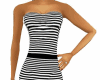 elegant stripped dress