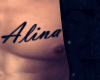 H* Chest Tattoo