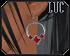 [luc] earrings s ruby