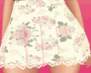 [ɱ] Pink Floral Skirt
