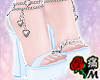 蝶 Heart Blue Heels