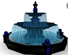 Blue romantic fountain