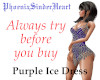 Purple Ice Dress