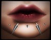Lower Lip Spikes SILVER