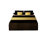 Black/Gold Makeout Bed