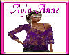 AAM-Purple Lace Top