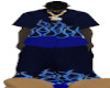 Flame Bottom Blue