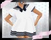 Kid White Sailor Dress