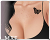 Butterfly Chest Tattoo