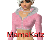MK Pink Knit Hoody