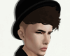 Model hair hat Brown