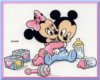 Mickey&Minnie Crib/Chang