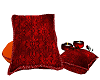 love pillow red/orange