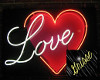 LoveHeart neon sign