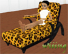 Yellow chaise w/pose