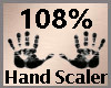Hand Scale 108% F