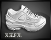 -X K- Whites Shoes