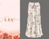 D floral long dress