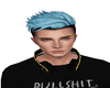 light blue hair / male
