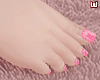 Pink Bare Feet