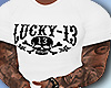 K~ Lucky Muscled Tee Wht