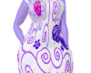 Purple&White BBW Dress
