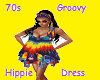 70s Groovy-Hippie Dress
