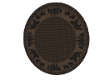 Brown Cabin Bear Rug