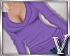 *V* Purple Sweater