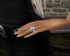 Shelby Blue Wedding Ring